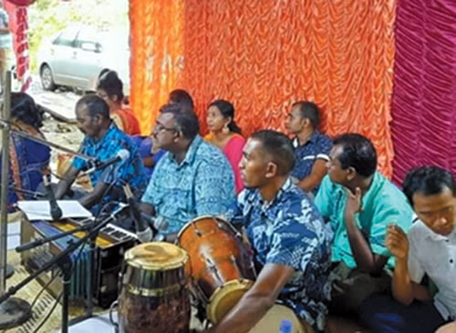 The Catholic Indian choir