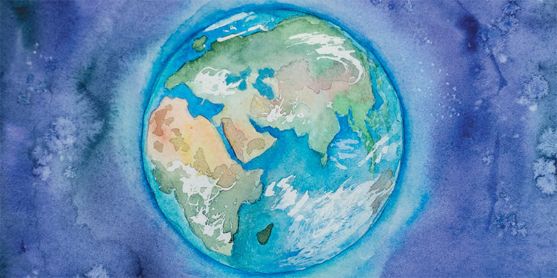 Painting of the Earth