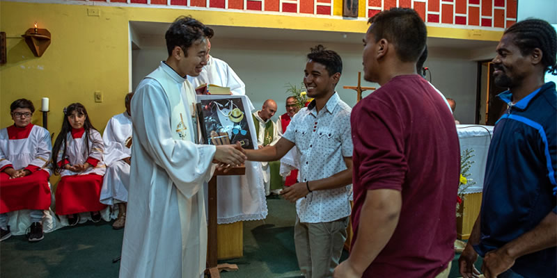 Inauguration and blessing of the San Columbano Shelter House and the Migrant Hall