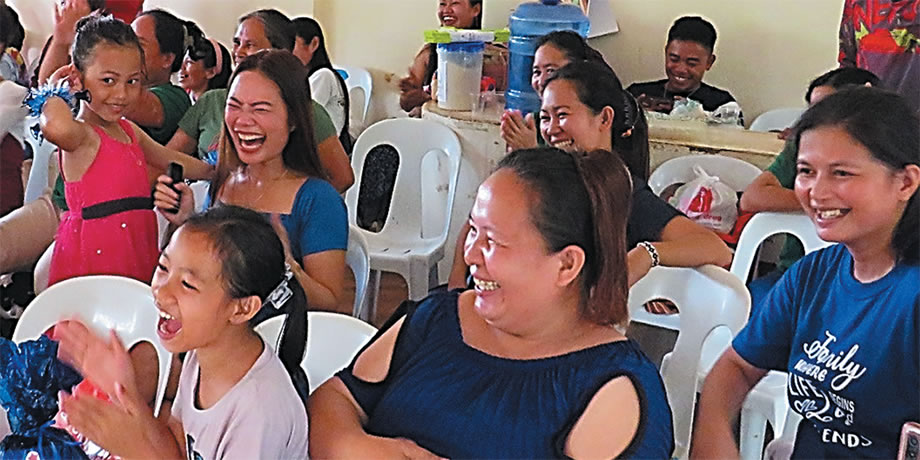 Subanen crafters and their families enjoy the festivities