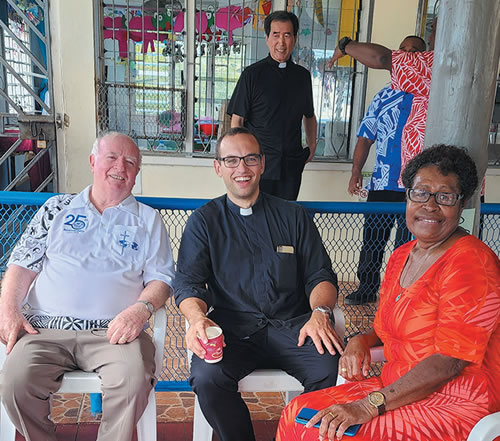 Fr. John McEnvoy (left)