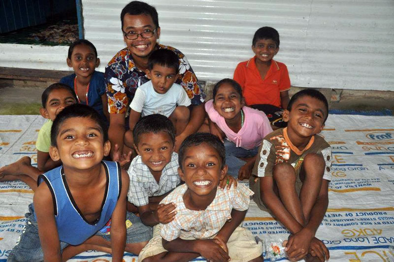 Fr. Kurt at work in Fiji