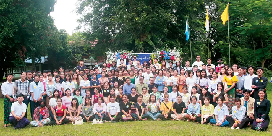 Young People celebrate World Youth Day in Myanmar