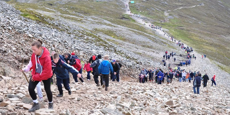 Croagh Patrick mountain walk and pilgrimage.