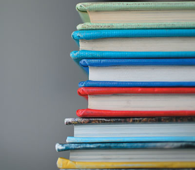 stack of books