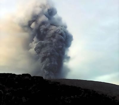 Marano Voul erupting