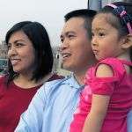 Marisol, Charito and Camile at home in Peru