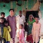 Flood victims in Parbo Nagar. 