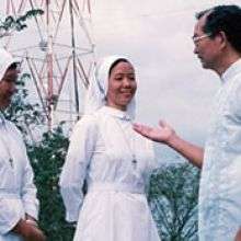 Priest and Nuns in Myanmar