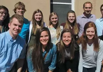 University students at the Columban Mission Center, El Paso, Texas